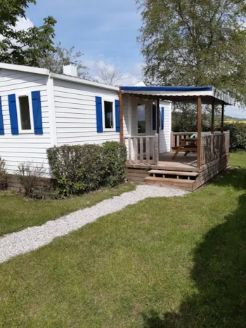 Location - Mobil-Home (N°39) 4 Personnes - Camping Les Pommiers des 3 Pays