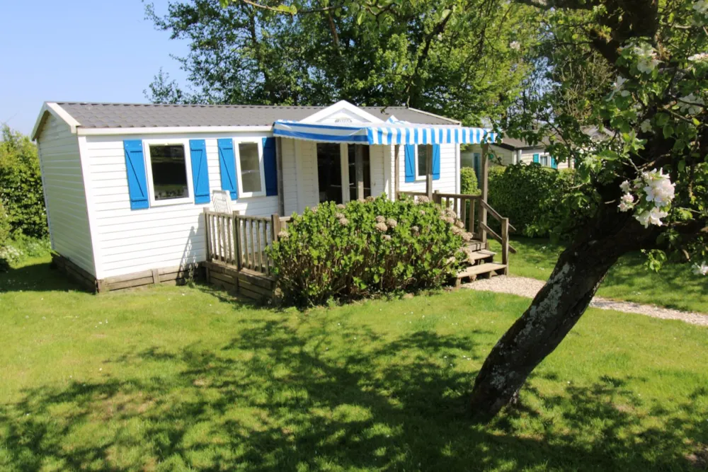 Location - Mobil-Home (N°12) - Camping Les Pommiers des 3 Pays