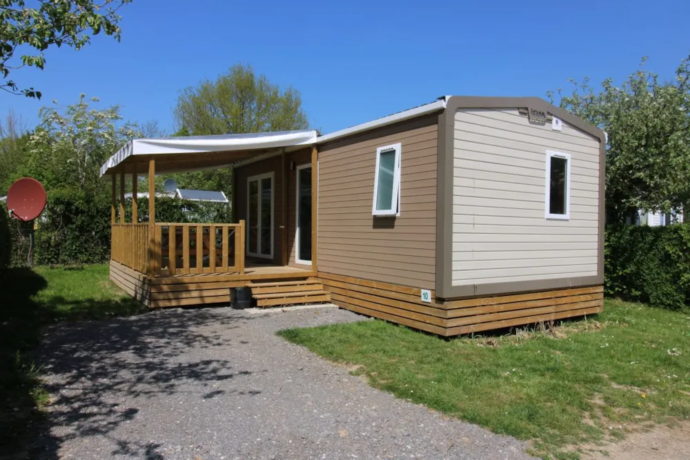 Location - Mobil Home (N°10) - Camping Les Pommiers des 3 Pays