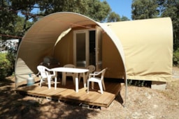 Accommodation - Coco Sweet Standard 16 M² (2 Bedrooms - No Bathroom) - Flower Camping le FONDESPIERRE