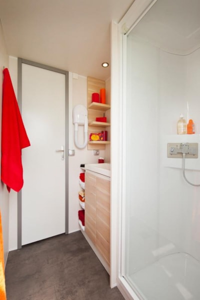Mobilhome CONFORT - 30 m² (3 bedrooms - air-conditioning - TV)