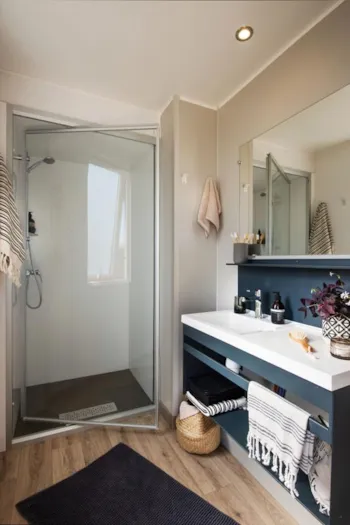 Mietunterkunft - Mobilheim Confort - 31M² (2 Zimmer - Klimaanlage + Tv) - Flower Camping le FONDESPIERRE