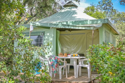 Canvas bungalow - standard 16m² (2 bedrooms - no bathroom)