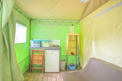 Canvas bungalow - standard 16m² (2 bedrooms - no bathroom)