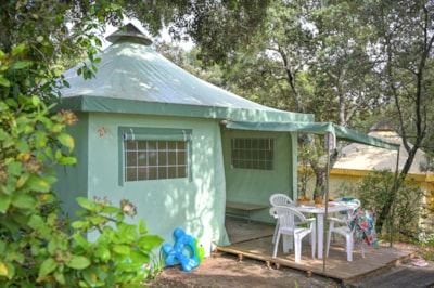 Canvas bungalow - standard 16m² (2 bedrooms - no bathroom)