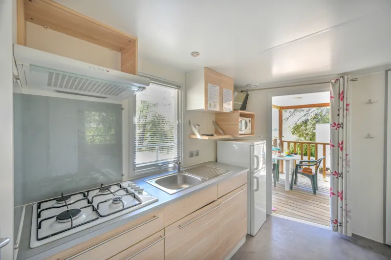 Mobil-Home Confort - 28 M² (2 Chambres - Climatisation - Tv)