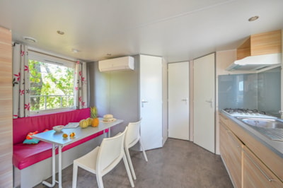 Comfort mobile home - 28 m² (2 bedrooms - air conditioning - TV)