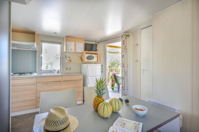 Comfort mobile home - 28 m² (2 bedrooms - air conditioning - TV)