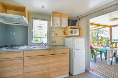 Comfort mobile home - 28 m² (2 bedrooms - air conditioning - TV)