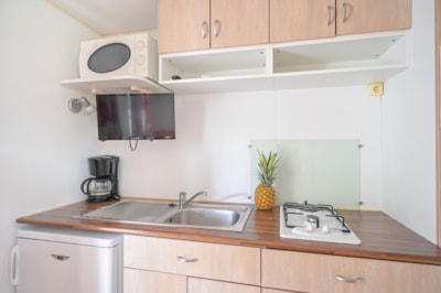 Standard mobile home - 15 m² (1 bedroom - air conditioning - TV)