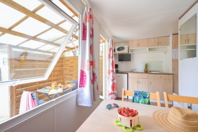 Standard mobile home - 15 m² (1 bedroom - air conditioning - TV)