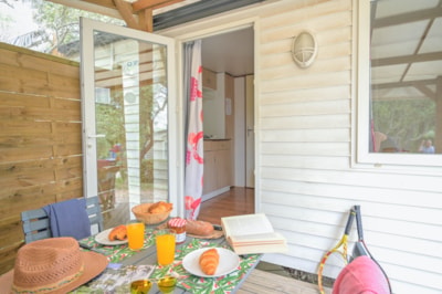 Standard mobile home - 15 m² (1 bedroom - air conditioning - TV)