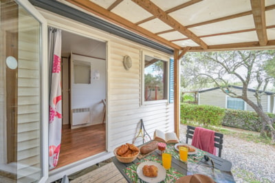 Standard mobile home - 15 m² (1 bedroom - air conditioning - TV)