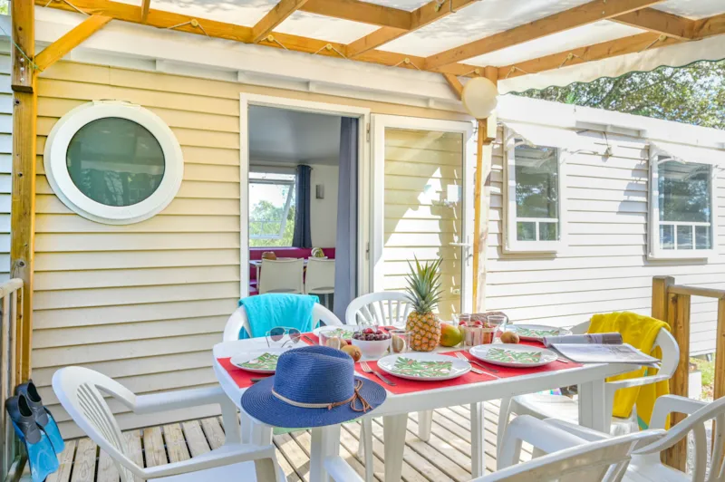 Mobil-Home Confort - 30 M² (3 Chambres - Climatisation - Tv)