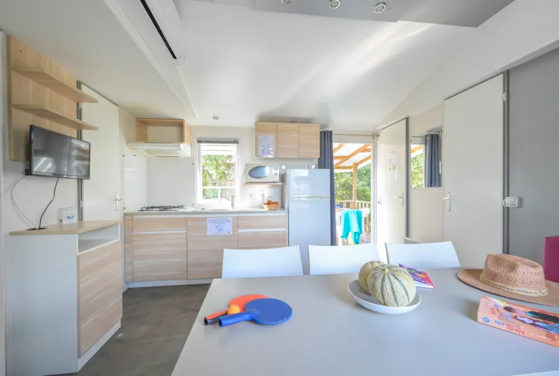 Mobil-Home Confort - 30 M² (3 Chambres - Climatisation - Tv)