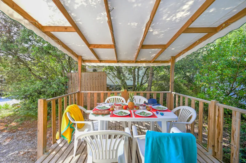 Mobil-Home Confort - 30 M² (3 Chambres - Climatisation - Tv)