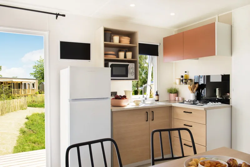 Mobil-Home Premium - 28M² (3 Chambres + Climatisation + Tv + Lave Vaisselle+ Draps Et Serviettes)