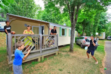 Accommodation - Mobile Home Loggia Eco 26 M² - 2 Bedrooms - Capfun Camping LA CHATAIGNERAIE de Sarlat
