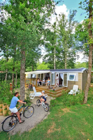 Accommodation - Mobile Home Apollon Premium 40 M² - 3 Bedrooms - 1/6 Pers. - Capfun Camping LA CHATAIGNERAIE de Sarlat