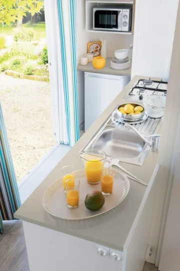 Accommodation - Mobile Home Super Mercure Riviera Confort + 27 M² - 2 Bedrooms - 1/4 Pers. - Capfun Camping LA CHATAIGNERAIE de Sarlat