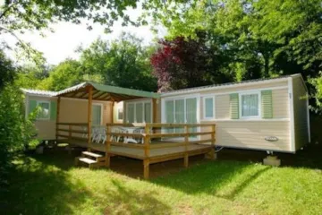 Accommodation - Mobile Home Tribu Confort 59 M² - 5 Bedrooms - 1/10 Pers. (Sunday) - Capfun Camping LA CHATAIGNERAIE de Sarlat