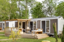 Mietunterkunft - Cottage Cheverny 2 Schlafzimmer 2 Badezimmer - Klim Premium - Camping Sandaya Château des Marais