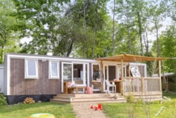 Mietunterkunft - Cottage Cheverny 3 Schlafzimmer 2 Badezimmer - Klim Premium - Camping Sandaya Château des Marais
