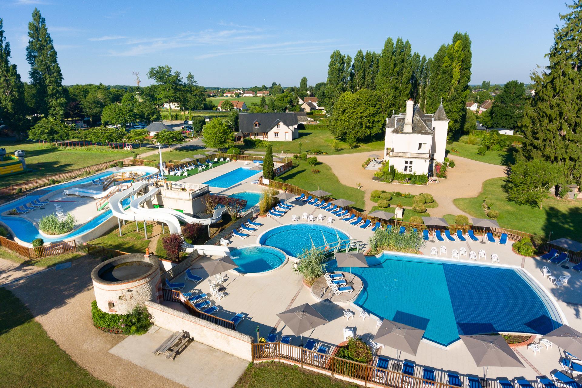 Bathing Camping Sandaya Château Des Marais - Muides Sur Loire