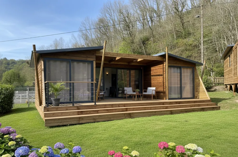 Location - 24 Chalet Maia - 2 Chambres 2 Salles De Bain - Domaine Lapédagne