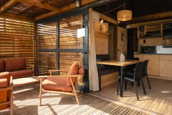 Mietunterkunft - 20 Peio - Lodge Auf Stelzen - 2 Schlafzimmer - Domaine Lapédagne