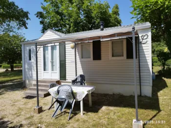 Mietunterkunft - Mobilheim - 32M² - 2 Schlafzimmer - Klimaanlage - Camping Del Padel