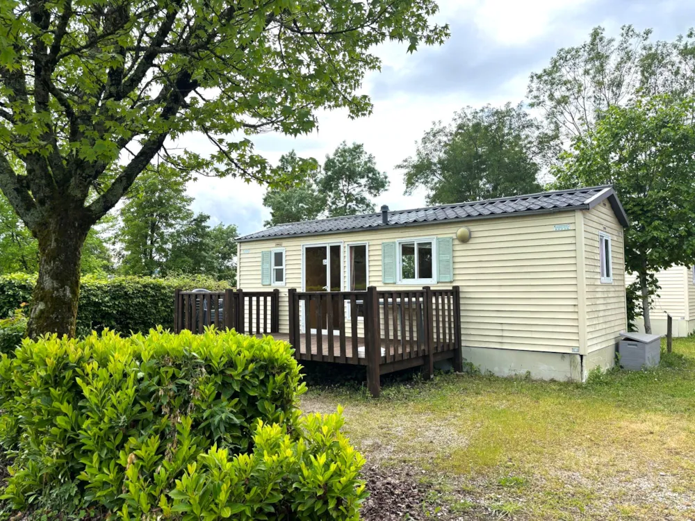 Location - Mobil-Home - 28M² - 2 Chambres - Climatisation - Camping Del Padel