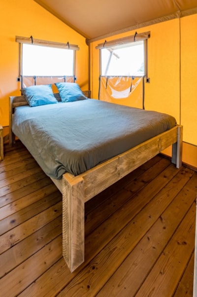 Spacious Lodge tent - 2 bedrooms - 35 m² + 16m² private terrace