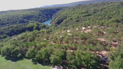 Spacious Lodge tent - 2 bedrooms - 35 m² + 16m² private terrace
