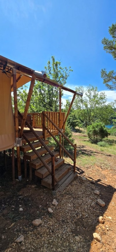 Spacious Lodge tent - 2 bedrooms - 35 m² + 16m² private terrace