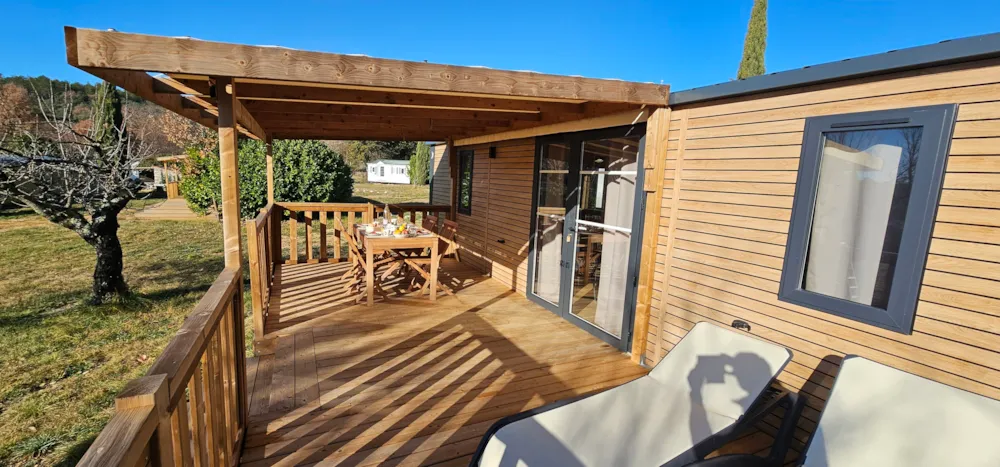Location - Mobil-Home - 35M² - 2 Chambres - Pmr - Camping Verdon Les Grands Domaines