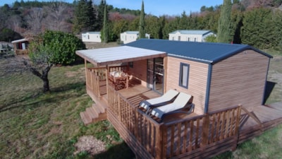 Mobile-home - 35m² - 2 bedrooms - adapted to the people with reduced mobility