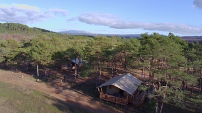 Lodge tent - 35 m² - 2 bedrooms - adapted to the people with reduced mobility