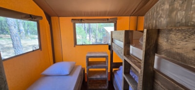Spacious Lodge tent - 2 bedrooms - 35 m² + 16m² private terrace
