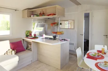 Mietunterkunft - Mobilheim Flores 2 Zimmer - Camping DE LA PISCINE