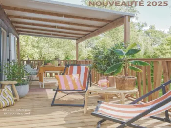 Mietunterkunft - Mobilheim Iroise 2 Zimmer - Camping DE LA PISCINE