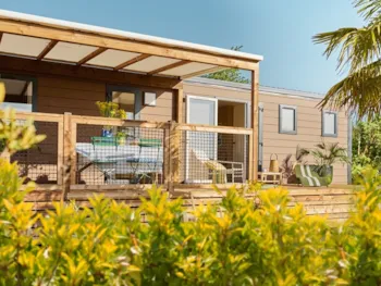 Mietunterkunft - Mobilheim Privilège Caraïbe 3 Zimmers - Camping DE LA PISCINE