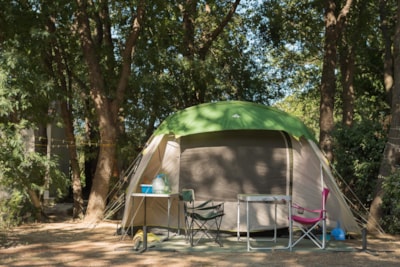 Pitch for tent