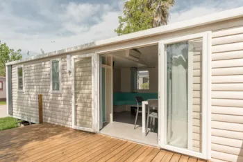 Mietunterkunft - Cottage 4 Zimmer Famille  40M² Klimaanlage - Camping l'Étoile d'Or