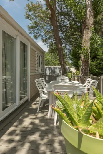 Mietunterkunft - Cottage 2 Zimmer Standard 24-26M² Klimaanlage - Camping l'Étoile d'Or