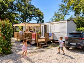 Mietunterkunft - Cottage 3 Zimmer Luxe Klimaanlage - 2 Badezimmer - Camping l'Étoile d'Or