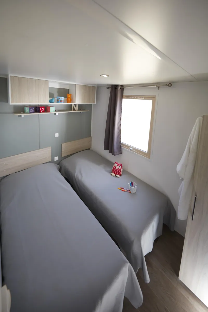 Mobil Home Pyrénées 2 Chambres, Climatisation, Tv