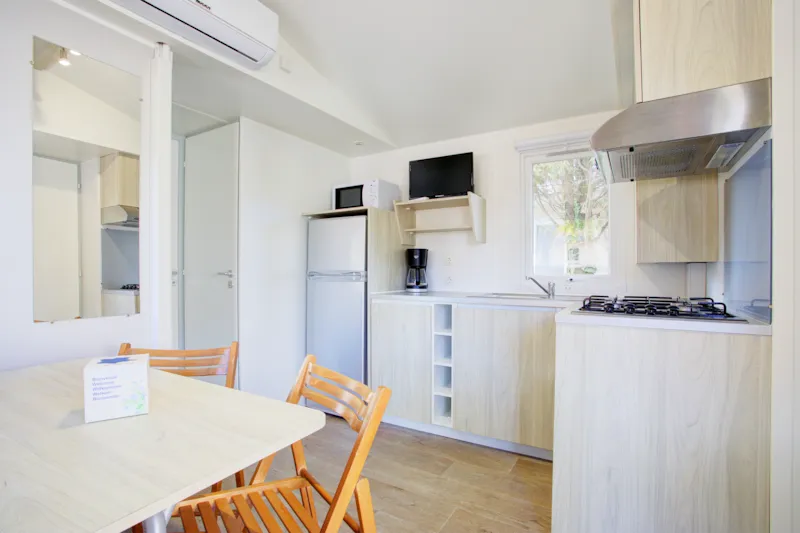 Mobil Home Pyrénées 2 Chambres, Climatisation, Tv