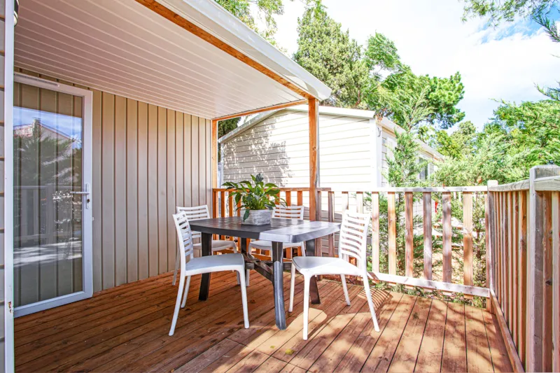 Mobil Home Pyrénées 2 Chambres, Climatisation, Tv