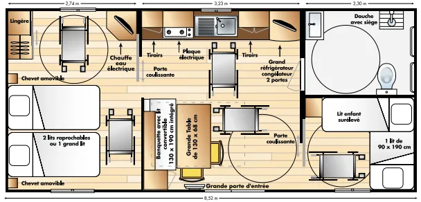 Mobil Home La Clairière - Hellios Pmr